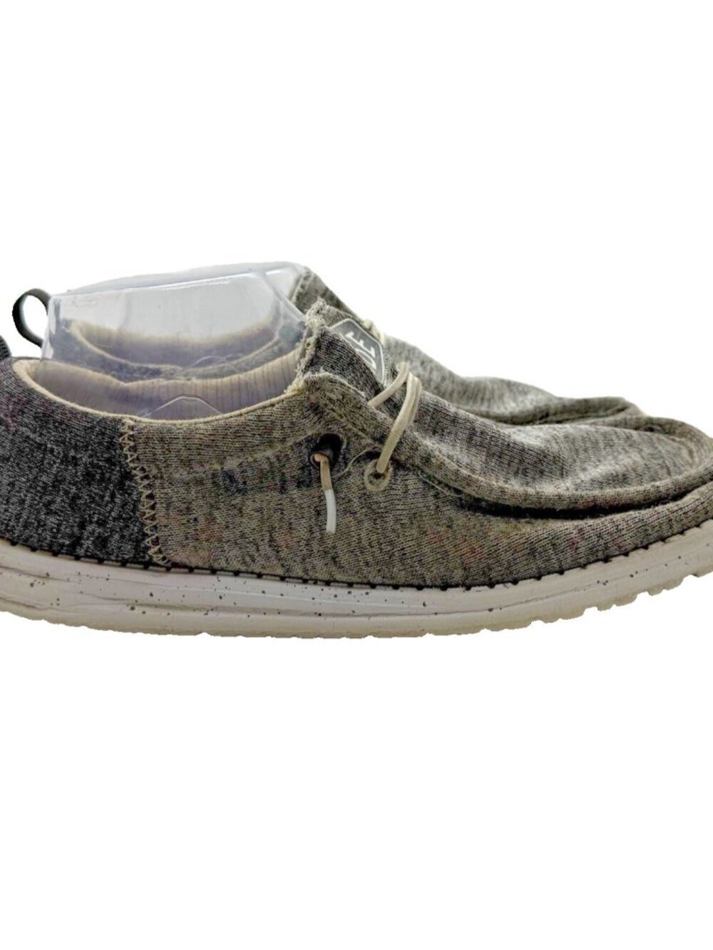 Hey Dude Wally Funk Moon Gray Sz L11 M9 US 42 Eu Slip On Casual Comfort Shoes